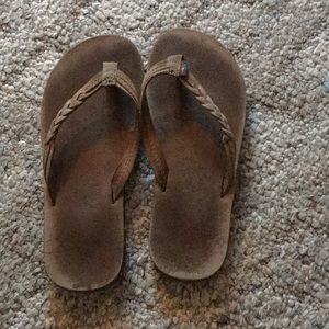 Girls1/2 rainbows sandals good condition
